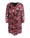 Vanessa Scott Woman Short Dress Red Size L Polyester