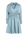Vanessa Scott Short Dresses In Blue