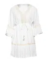 Vanessa Scott Short Dresses In White