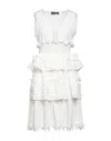Vanessa Scott Short Dresses In White