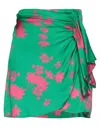 Vanessa Scott Mini Skirts In Green