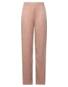 Vanessa Scott Woman Pants Blush Size M Polyester, Lurex In Pink
