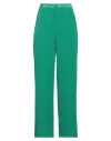 Vanessa Scott Woman Pants Green Size S Polyester, Elastic Fibres In Green