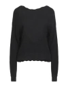 Vanessa Scott Woman Sweater Black Size M Acrylic, Polyamide, Wool, Viscose
