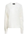 Vanessa Scott Woman Sweater Ivory Size Onesize Acrylic, Polyamide, Mohair Wool In White