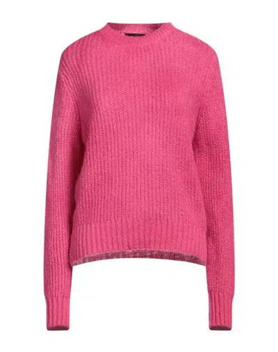 Vanessa Scott Woman Sweater Pink Size Onesize Acrylic, Polyamide, Mohair Wool