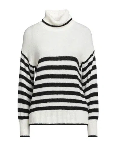 Vanessa Scott Woman Turtleneck Cream Size S Acrylic, Polyamide, Wool, Mohair Wool In White