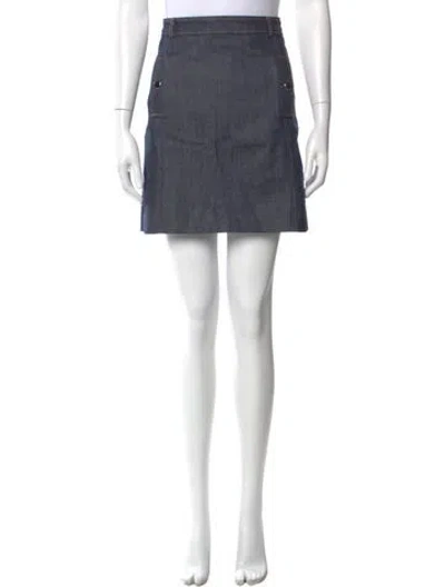 Pre-owned Vanessa Seward Mini Skirt In Blue