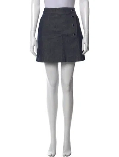 Pre-owned Vanessa Seward Mini Skirt In Blue