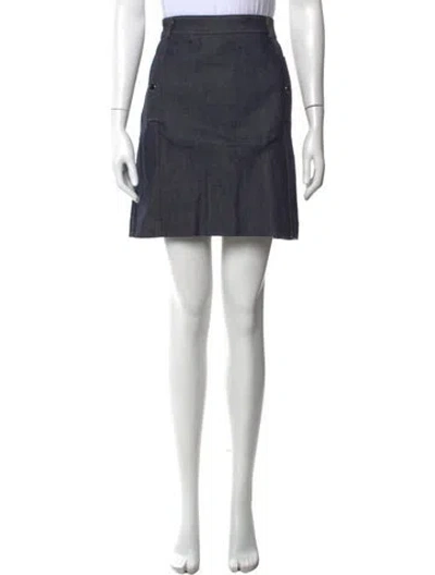 Pre-owned Vanessa Seward Mini Skirt In Blue