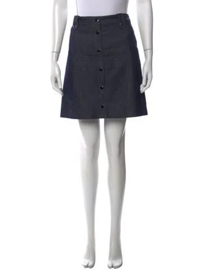 Pre-owned Vanessa Seward Mini Skirt In Blue