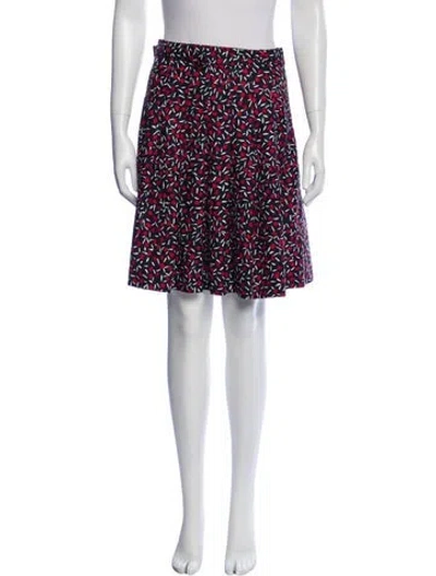 Pre-owned Vanessa Seward Silk Knee-length Skirt In Multi