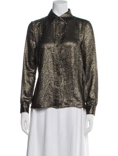 Pre-owned Vanessa Seward Silk Printed Blouse In Multi