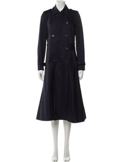 Pre-owned Vanessa Seward Trench Coat In Blue