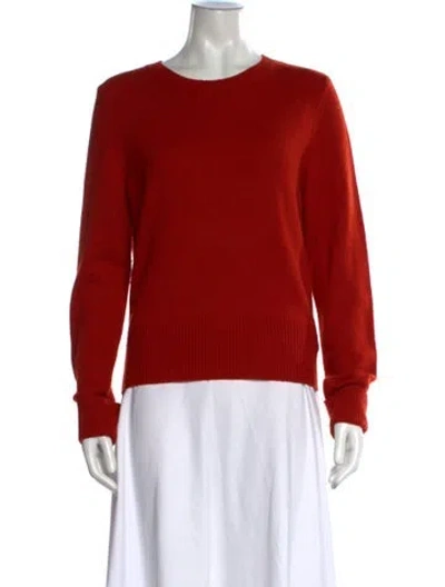 Pre-owned Vanessa Seward Wool Crew Neck Sweater In Red