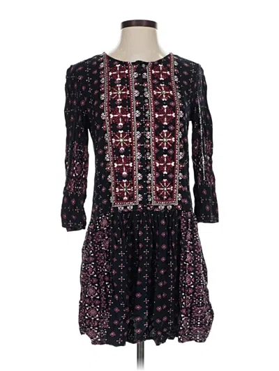 Pre-owned Vanessa Virginia Casual Dress In Black