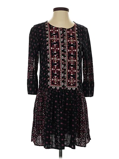 Pre-owned Vanessa Virginia Casual Dress In Black