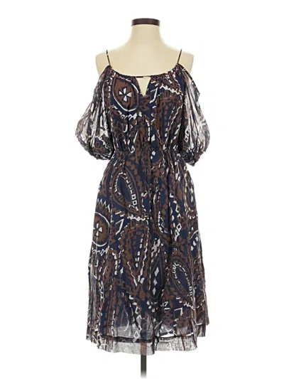 Pre-owned Vanessa Virginia Casual Dress In Brown