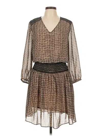 Pre-owned Vanessa Virginia Casual Dress In Brown