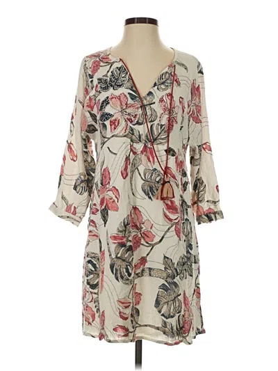 Pre-owned Vanessa Virginia Casual Dress In Ivory