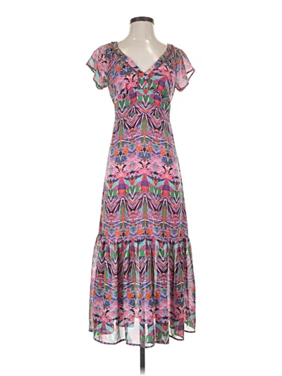 Pre-owned Vanessa Virginia Casual Dress In Pink