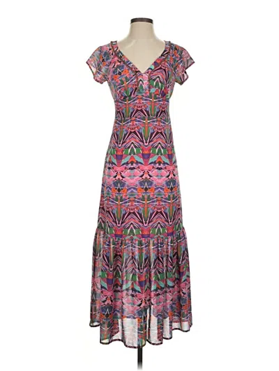 Pre-owned Vanessa Virginia Casual Dress In Pink