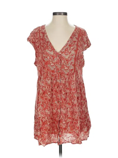 Pre-owned Vanessa Virginia Casual Dress In Red