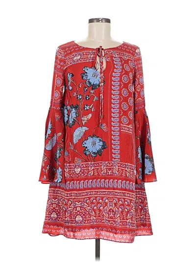 Pre-owned Vanessa Virginia Casual Dress In Red
