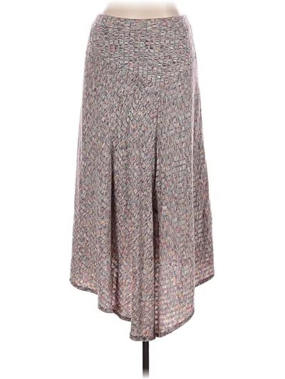 Pre-owned Vanessa Virginia Casual Skirt In Burgundy