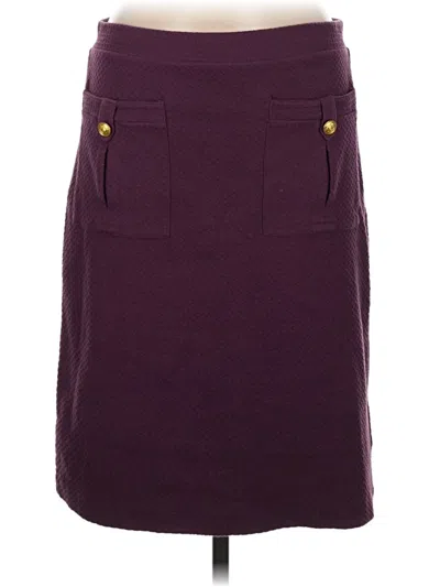 Pre-owned Vanessa Virginia Casual Skirt In Burgundy