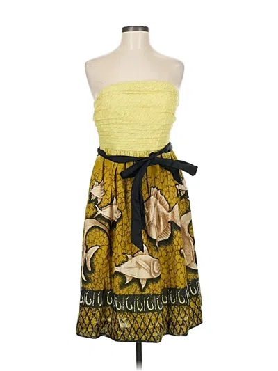 Pre-owned Vanessa Virginia Cocktail Dress In Yellow