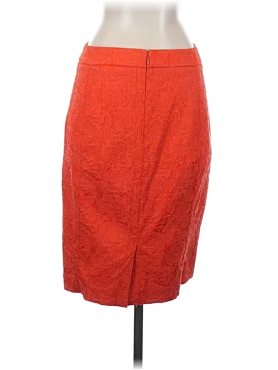 Pre-owned Vanessa Virginia Formal Skirt In Orange