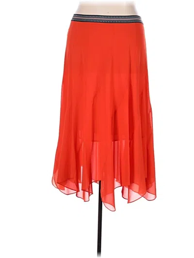 Pre-owned Vanessa Virginia Formal Skirt In Red