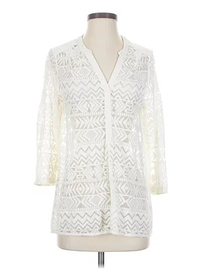 Pre-owned Vanessa Virginia Kimono In White