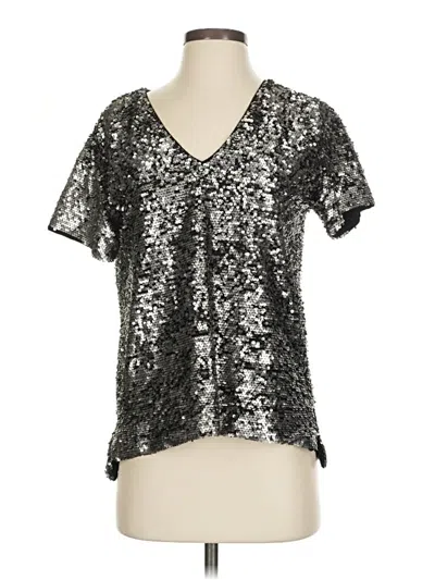 Pre-owned Vanessa Virginia Short Sleeve T-shirt In Silver