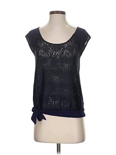 Pre-owned Vanessa Virginia Sleeveless Blouse In Blue