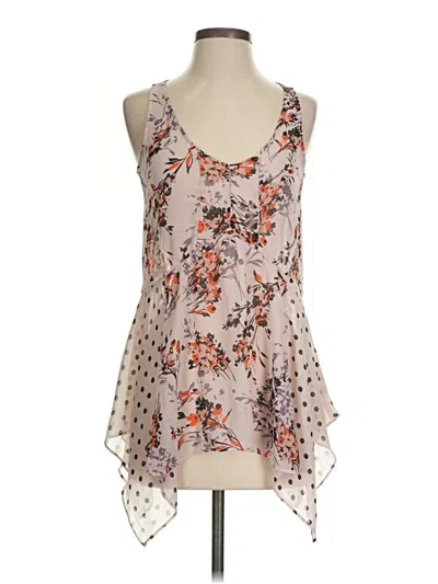 Pre-owned Vanessa Virginia Sleeveless Blouse In Gray