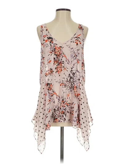 Pre-owned Vanessa Virginia Sleeveless Blouse In Pink