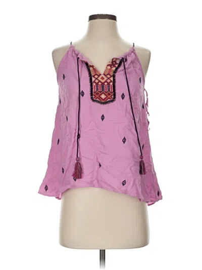 Pre-owned Vanessa Virginia Sleeveless Blouse In Pink
