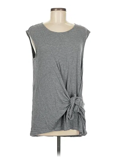Pre-owned Vanessa Virginia Sleeveless Top Gray Cowl Neck Tops