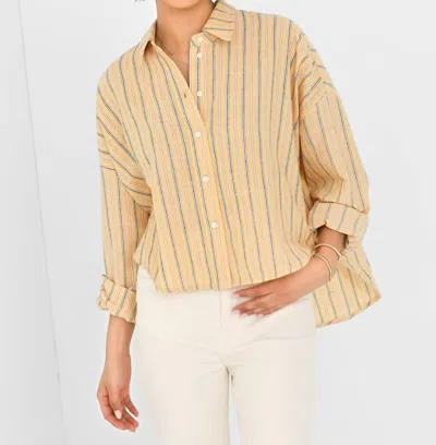Vanessabruno Brad Shirt In Sable In Blue