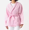 Vanessabruno Cacao Jacket In Rose/blanc In Multi