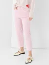 Vanessabruno Caleb Jean In Bubble Gum In Multi