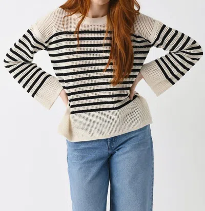 Vanessabruno Candabelle Sweater In Ecru/noir In White