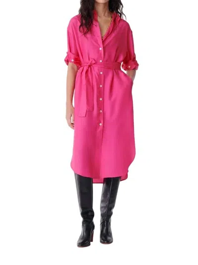 Vanessabruno Landric Dress In Fuschia In Pink