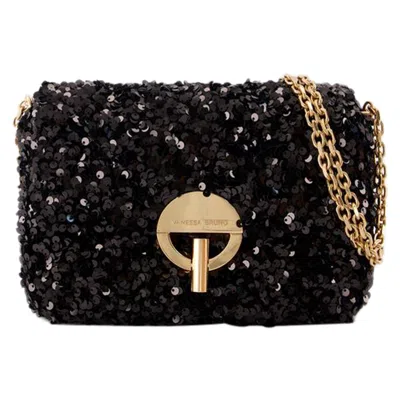 Vanessabruno Moon Crossbody - Vanessa Bruno - Cotton - Black In Black