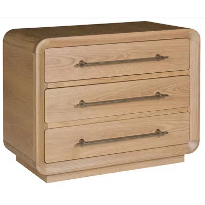 Vanguard Furniture Form Three Drawer Nightstand In Brown