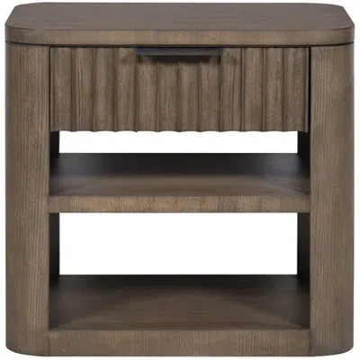 Vanguard Furniture Grandhaven Fluted Front Nightstand In Brown