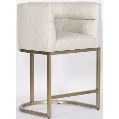 Vanguard Furniture Make It Yours Counter & Bar Stool In Satin Brass