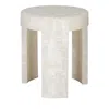 Vanguard Furniture Meridian Round End Table In Cloud Onyx